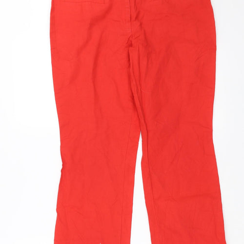 Cambio Womens Red   Trousers  Size 34 in L27 in