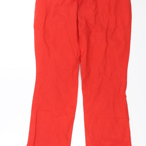 Cambio Womens Red   Trousers  Size 34 in L27 in
