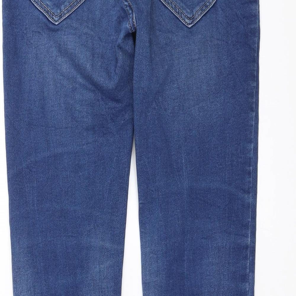 Lindex Girls Blue  Denim Straight Jeans Size 9-10 Years