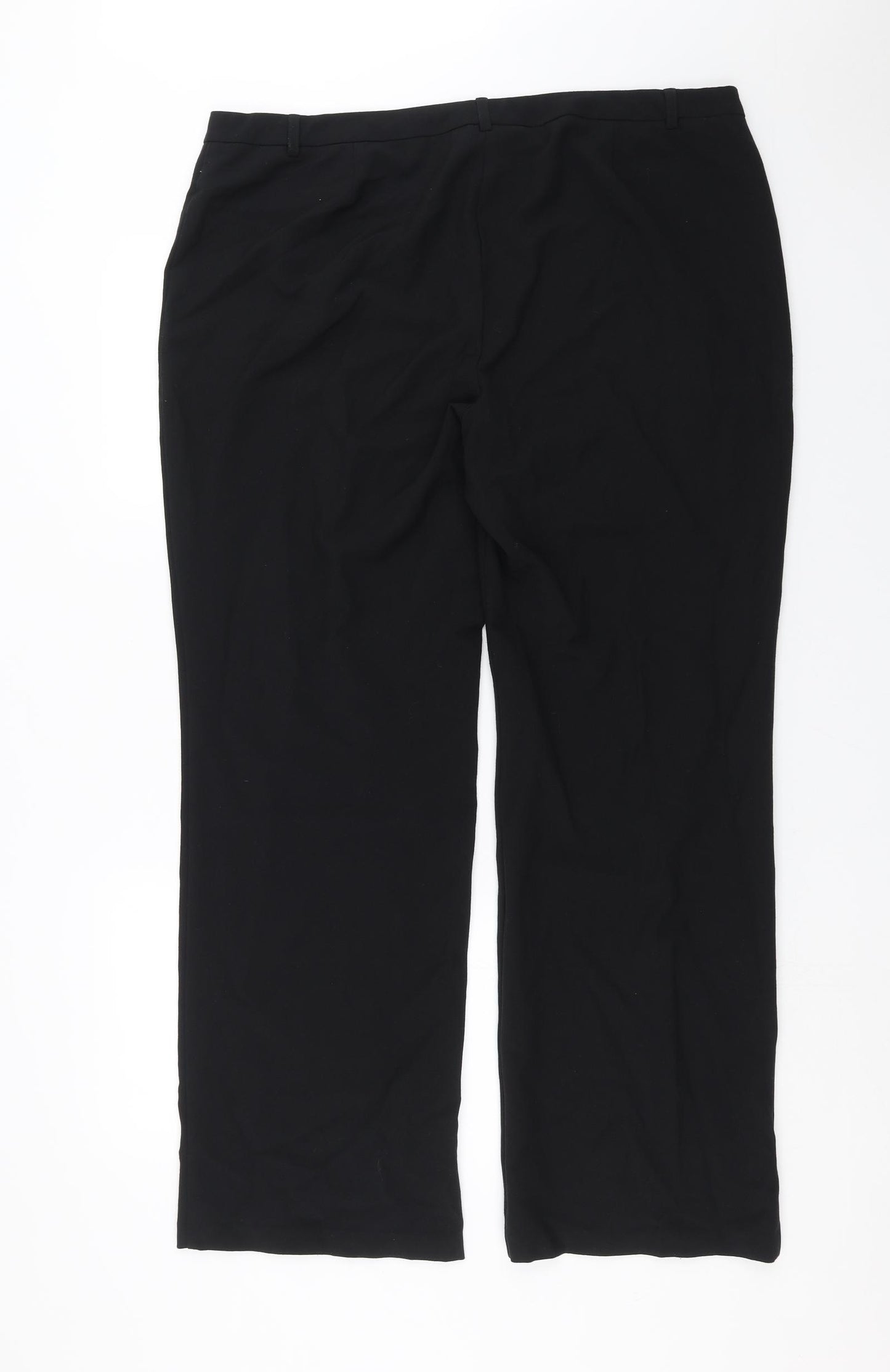 Marks and Spencer Womens Black   Trousers  Size 18 L30 in