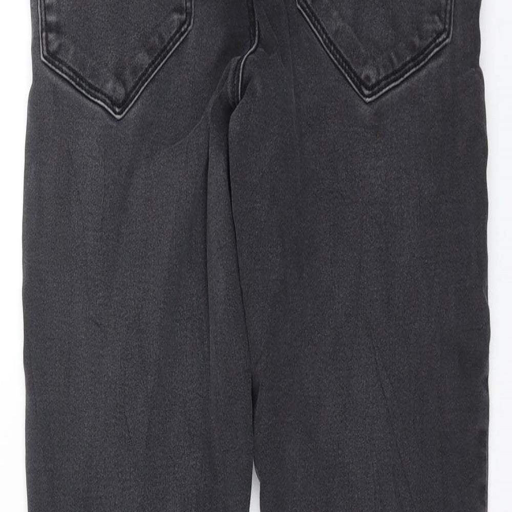 Dorothy Perkins Womens Grey  Denim Skinny Jeans Size 10 L24 in