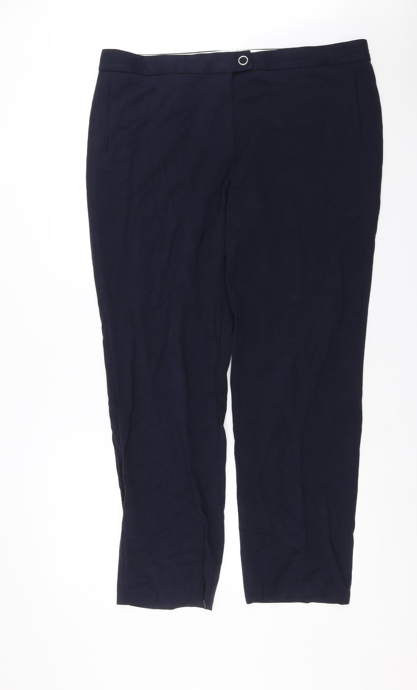 Marks and Spencer Womens Blue   Trousers  Size 20 L31 in