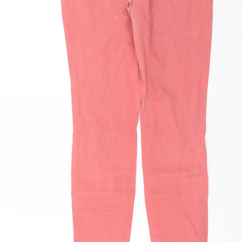 Primark Womens Pink  Denim Skinny Jeans Size 8 L30 in