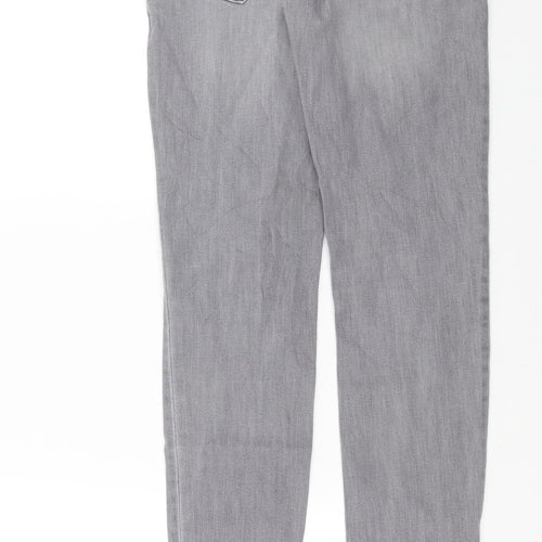 NEXT Womens Grey  Denim Skinny Jeans Size 10 L32 in