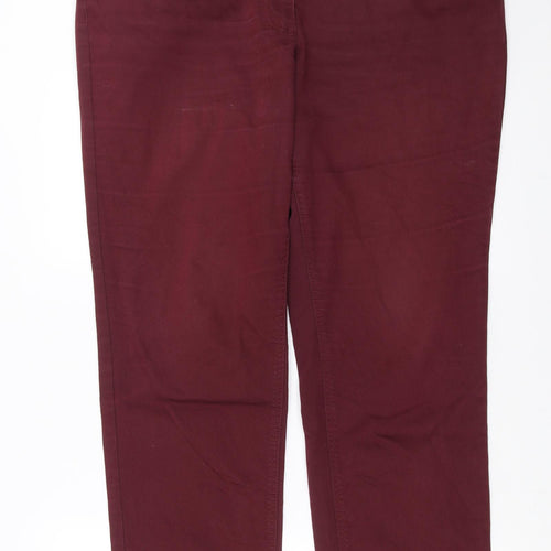 angel of style Womens Purple  Denim Straight Jeans Size 41 in L30 in