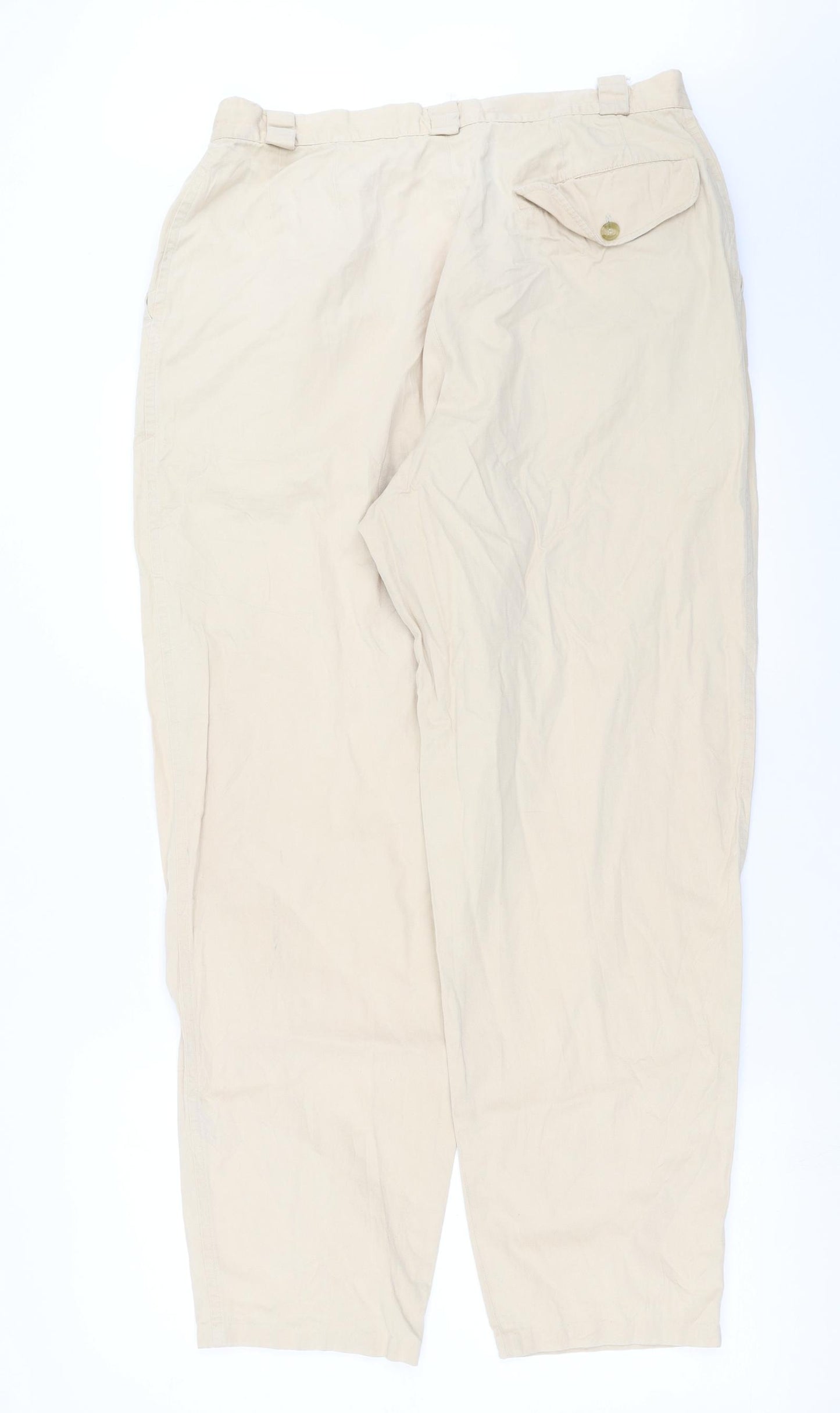 traveling light Womens Beige   Trousers  Size 18 L29 in