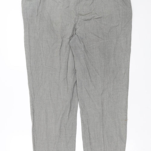 New Look Womens Grey   Trousers  Size 16 L26 in