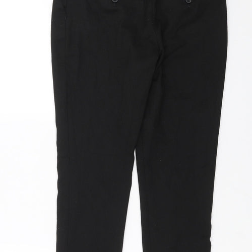 NEXT Womens Black   Trousers  Size 8 L26 in