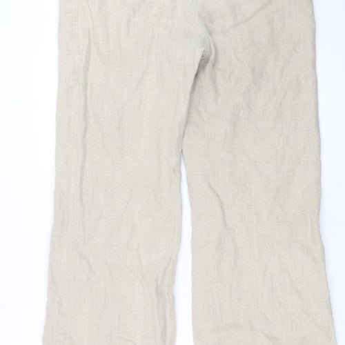 Hobbs Womens Beige   Trousers  Size 14 L30 in