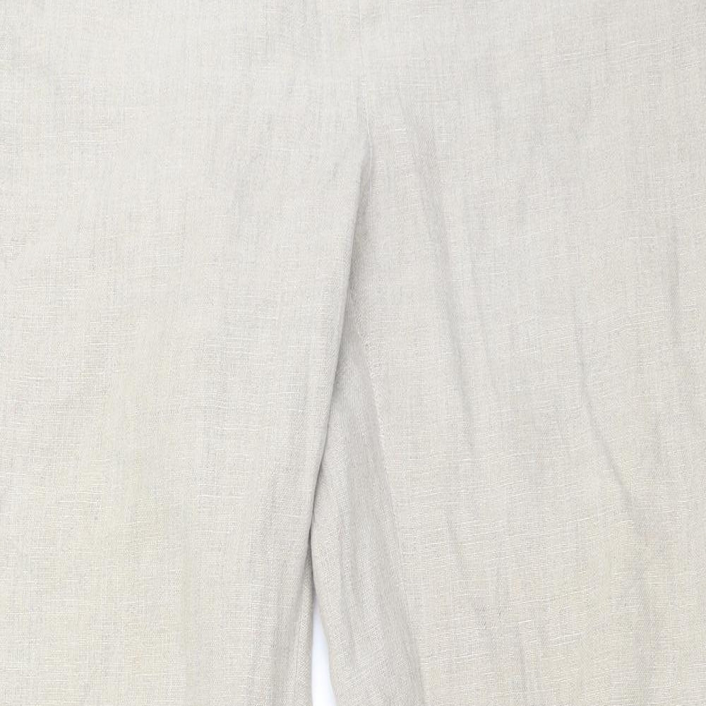 Hobbs Womens Beige   Trousers  Size 14 L30 in