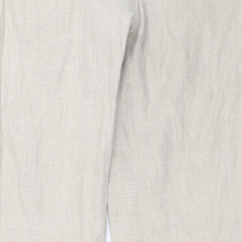Hobbs Womens Beige   Trousers  Size 14 L30 in