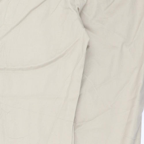 Warehouse Womens Beige   Trousers  Size 18 L26 in