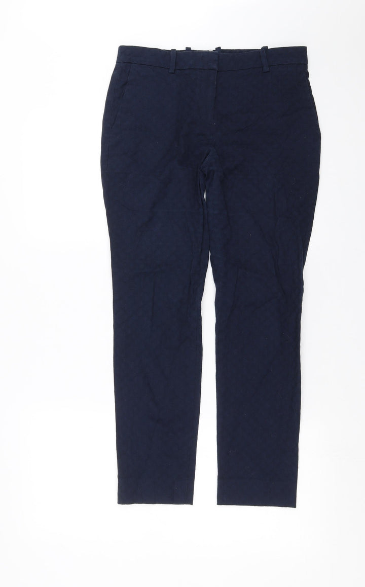 Gap Womens Blue Geometric  Trousers  Size 30 in L26 in