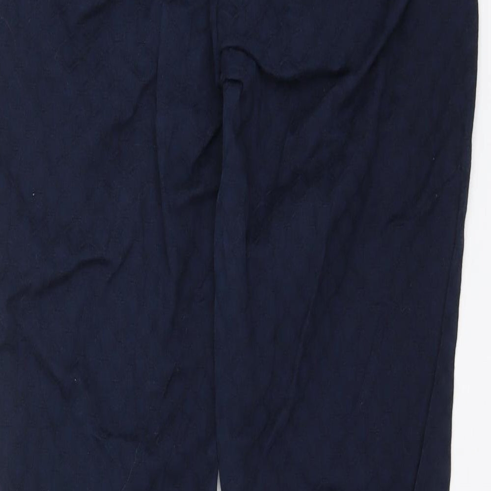 Gap Womens Blue Geometric  Trousers  Size 30 in L26 in