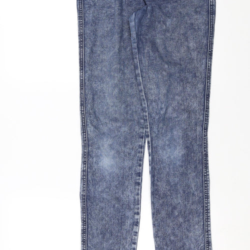 Missguided Womens Blue  Denim Skinny Jeans Size 8 L33 in