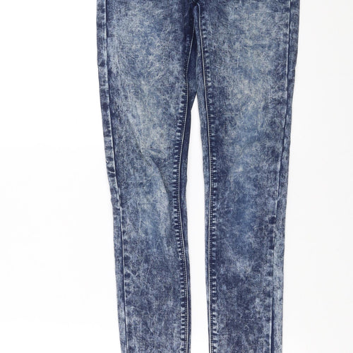 New Look Womens Blue  Denim Skinny Jeans Size 8 L30 in