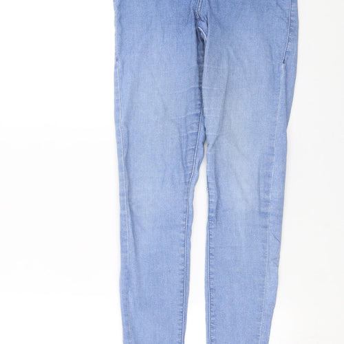 Preworn Womens Blue  Denim Skinny Jeans Size 24 in L29 in