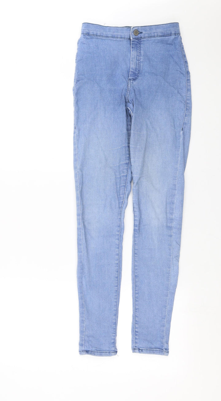 Preworn Womens Blue  Denim Skinny Jeans Size 24 in L29 in