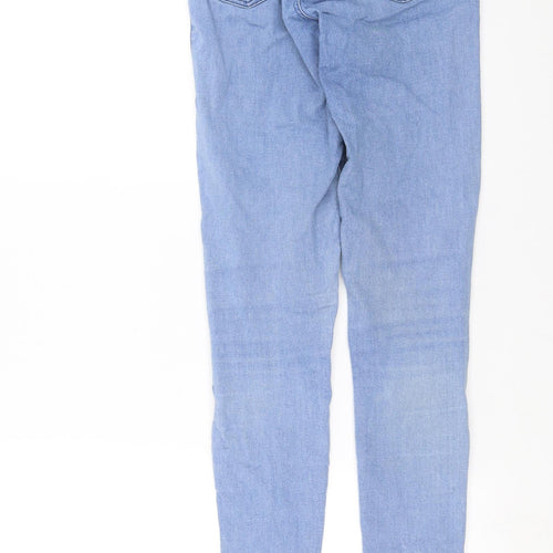 Preworn Womens Blue  Denim Skinny Jeans Size 24 in L29 in