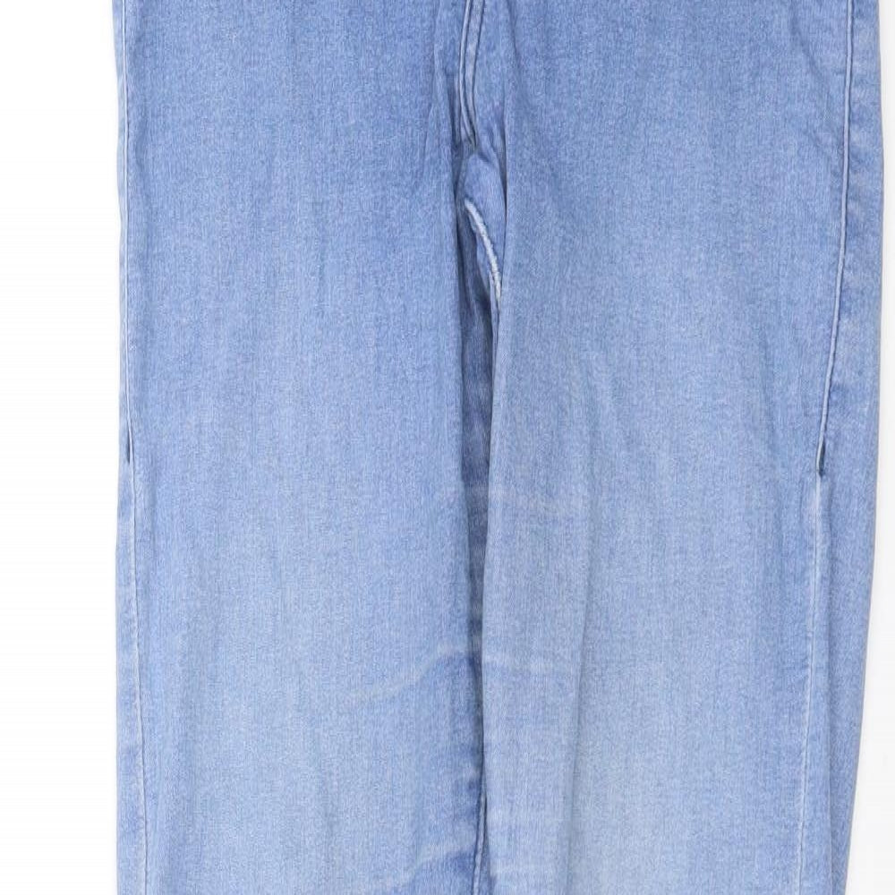 Preworn Womens Blue  Denim Skinny Jeans Size 24 in L29 in