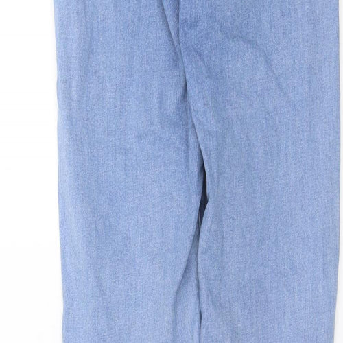 Preworn Womens Blue  Denim Skinny Jeans Size 24 in L29 in