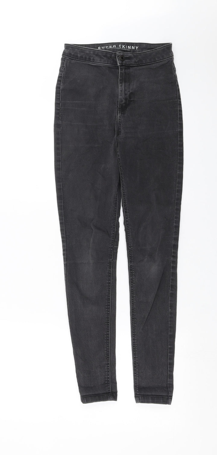Marks and Spencer Womens Grey Denim Skinny Jeans Size 24 in L28 in