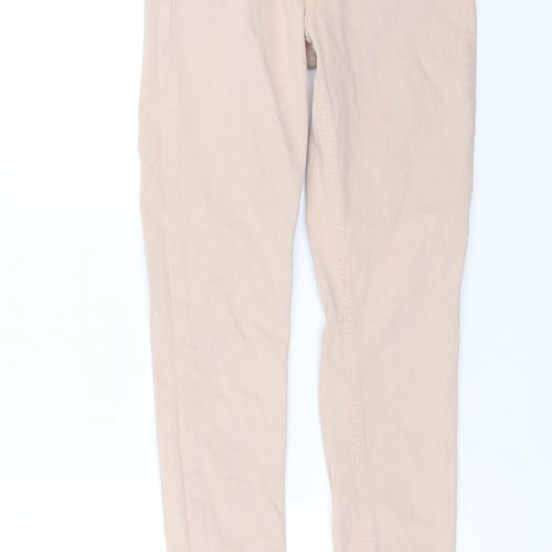 Topshop Womens Pink  Denim Skinny Jeans Size 26 in L28 in