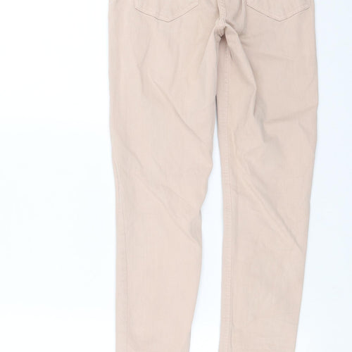 Topshop Womens Pink  Denim Skinny Jeans Size 26 in L28 in