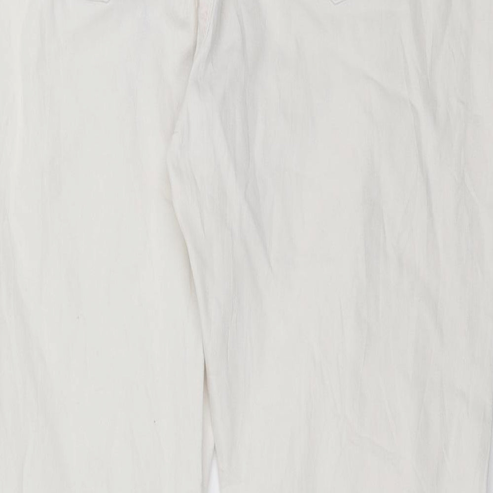 Primark Womens White  Denim Jegging Jeans Size 18 L29 in