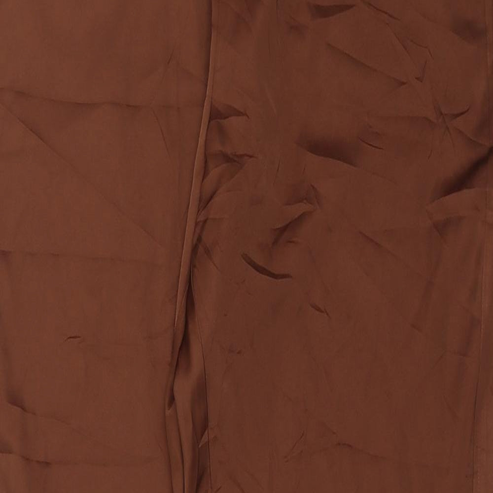 Marks and Spencer Womens Brown   Trousers  Size 14 L28 in