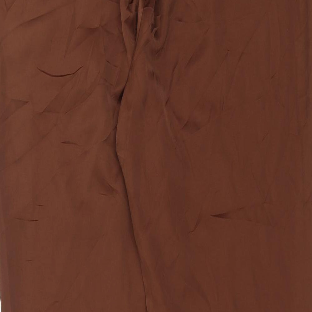 Marks and Spencer Womens Brown   Trousers  Size 14 L28 in