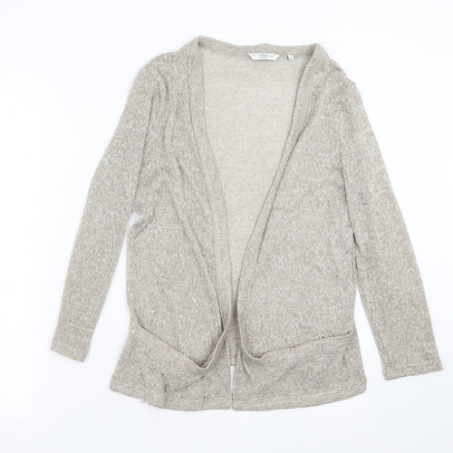 New Look Womens Beige  Knit Cardigan Jumper Size 12