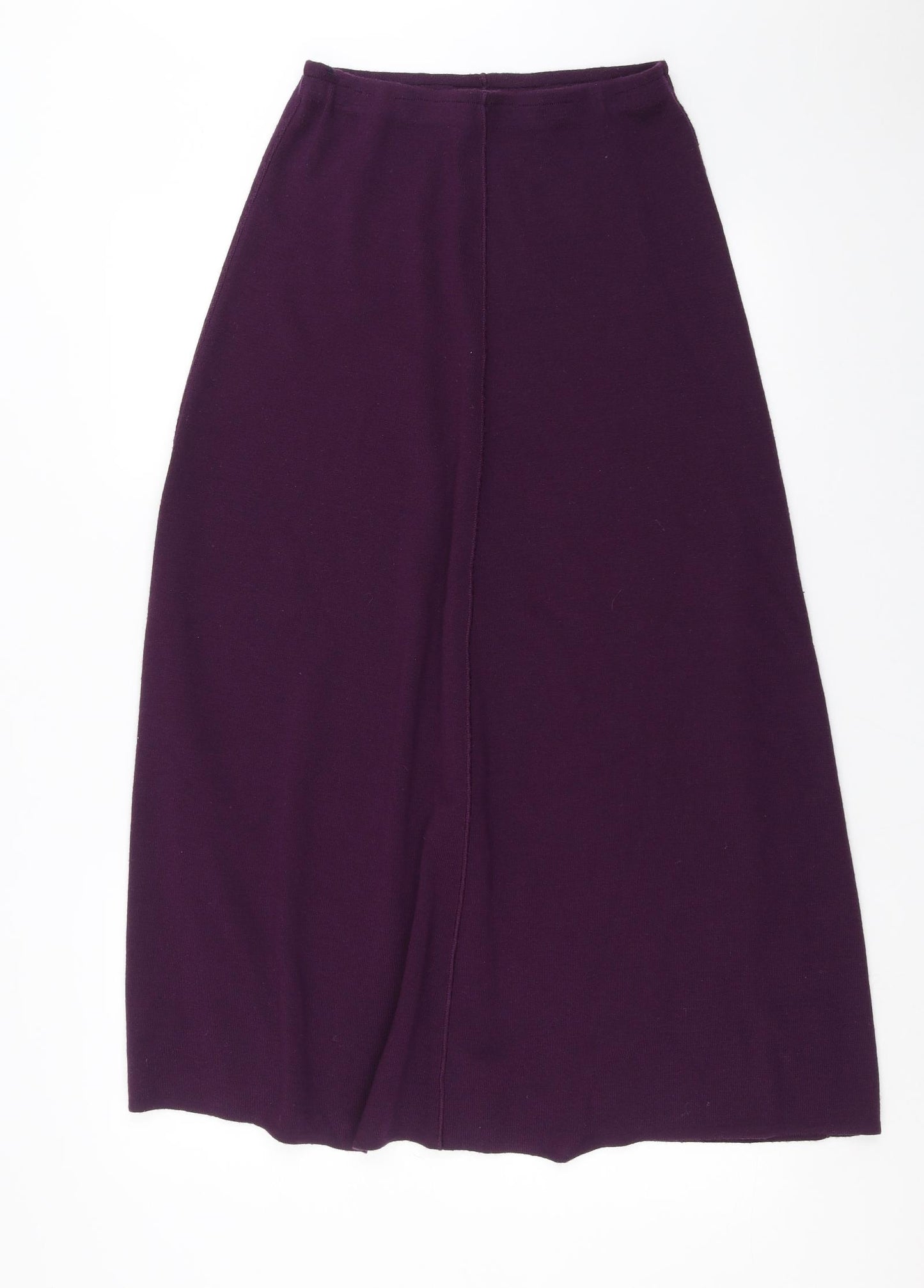 Marks and Spencer Womens Purple  Knit Maxi Skirt Size 8