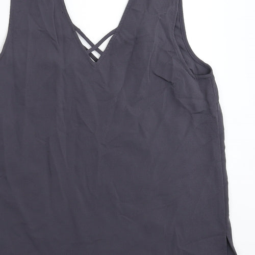 New Look Womens Grey   Basic Tank Size 12
