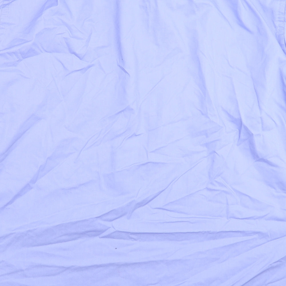 Van Heusen Mens Blue    Dress Shirt Size 19