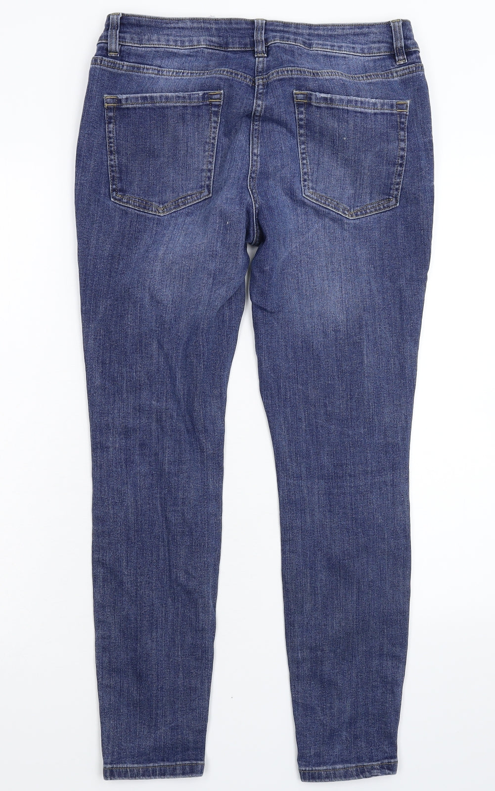 NEXT Womens Blue  Denim Skinny Jeans Size 12 L26 in