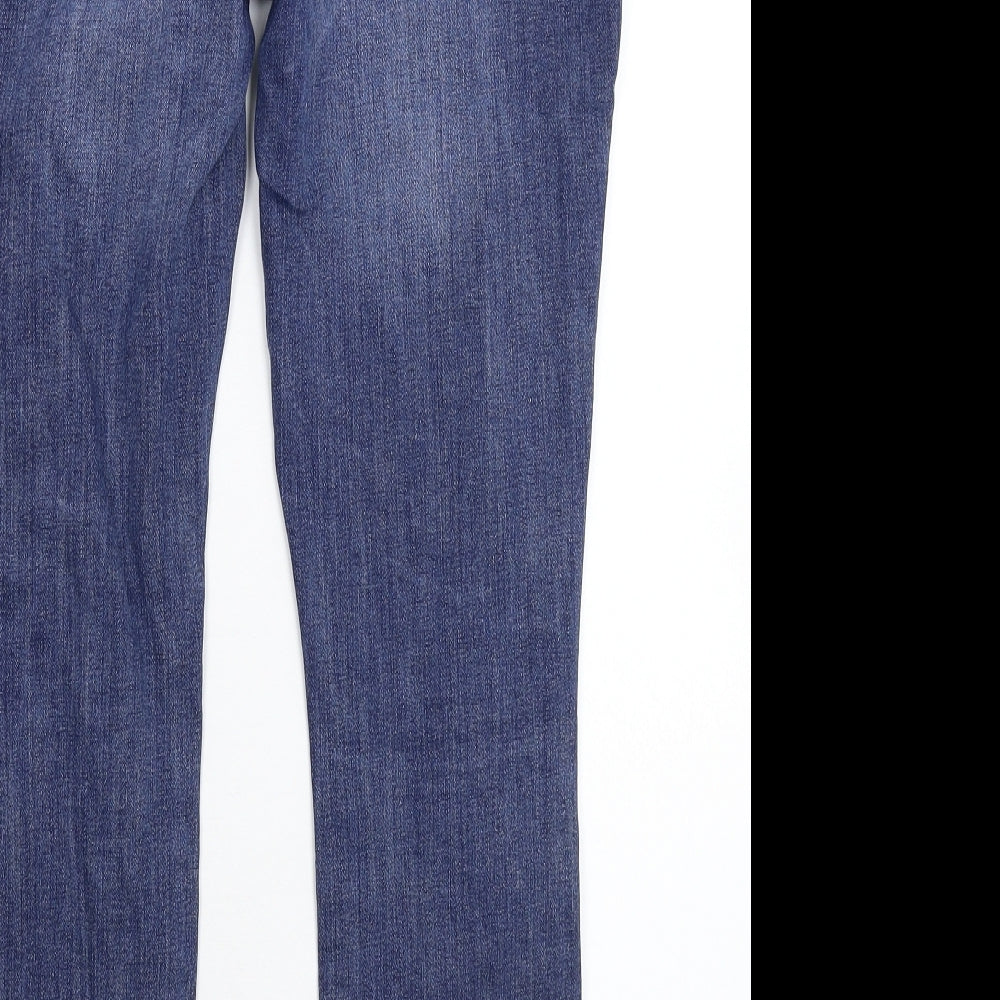 NEXT Womens Blue  Denim Skinny Jeans Size 12 L26 in