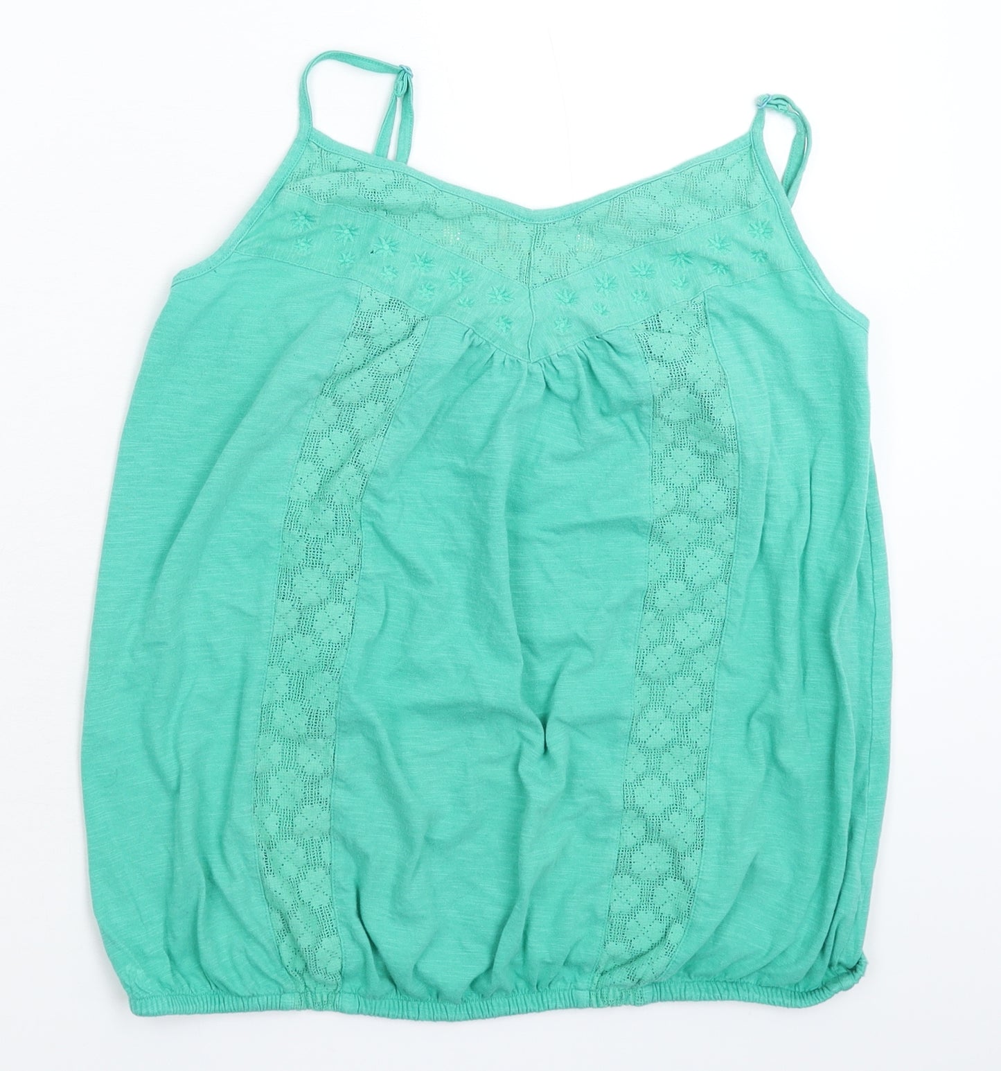 Matalan Womens Green   Basic Tank Size 12