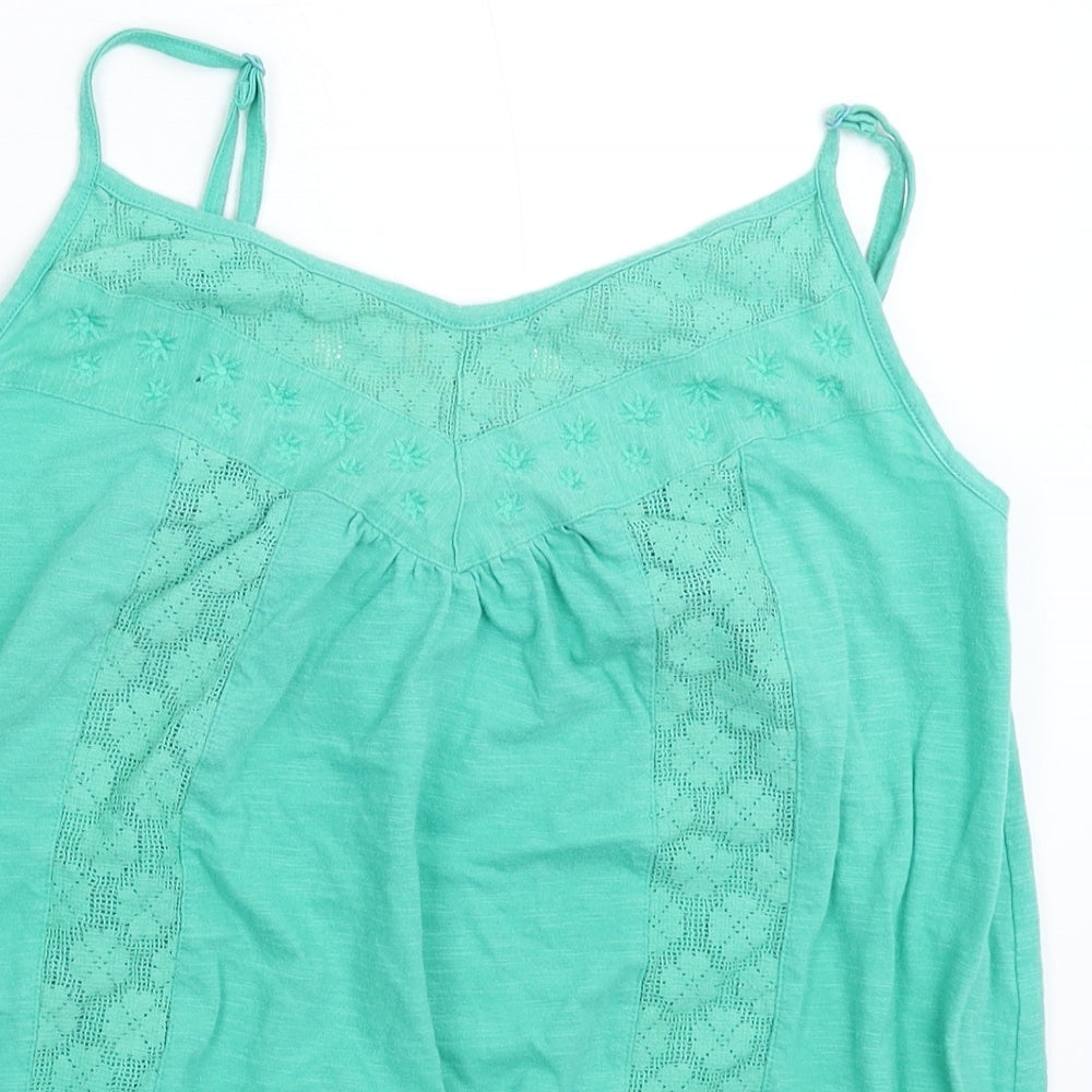 Matalan Womens Green   Basic Tank Size 12
