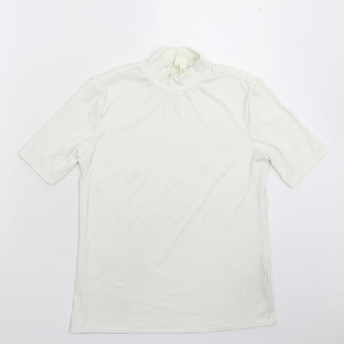 H&M Womens White   Pullover Jumper Size M