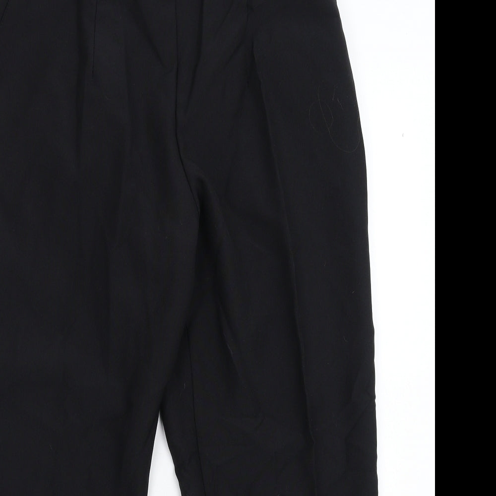 Preworn Womens Black   Trousers  Size 16 L25 in