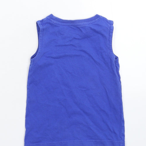 TU Boys Blue   Basic Tank Size 2-3 Years