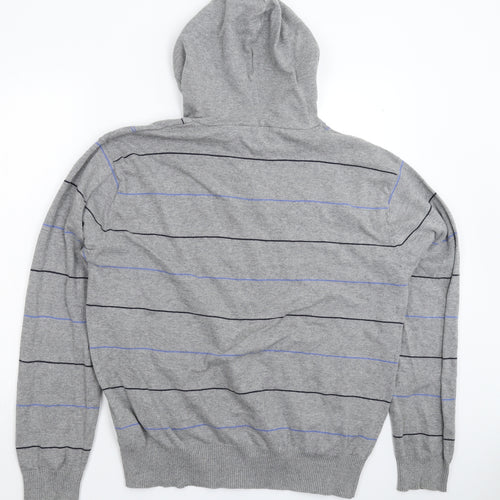 UrbanSpirit Mens Grey Check Knit Pullover Jumper Size XL