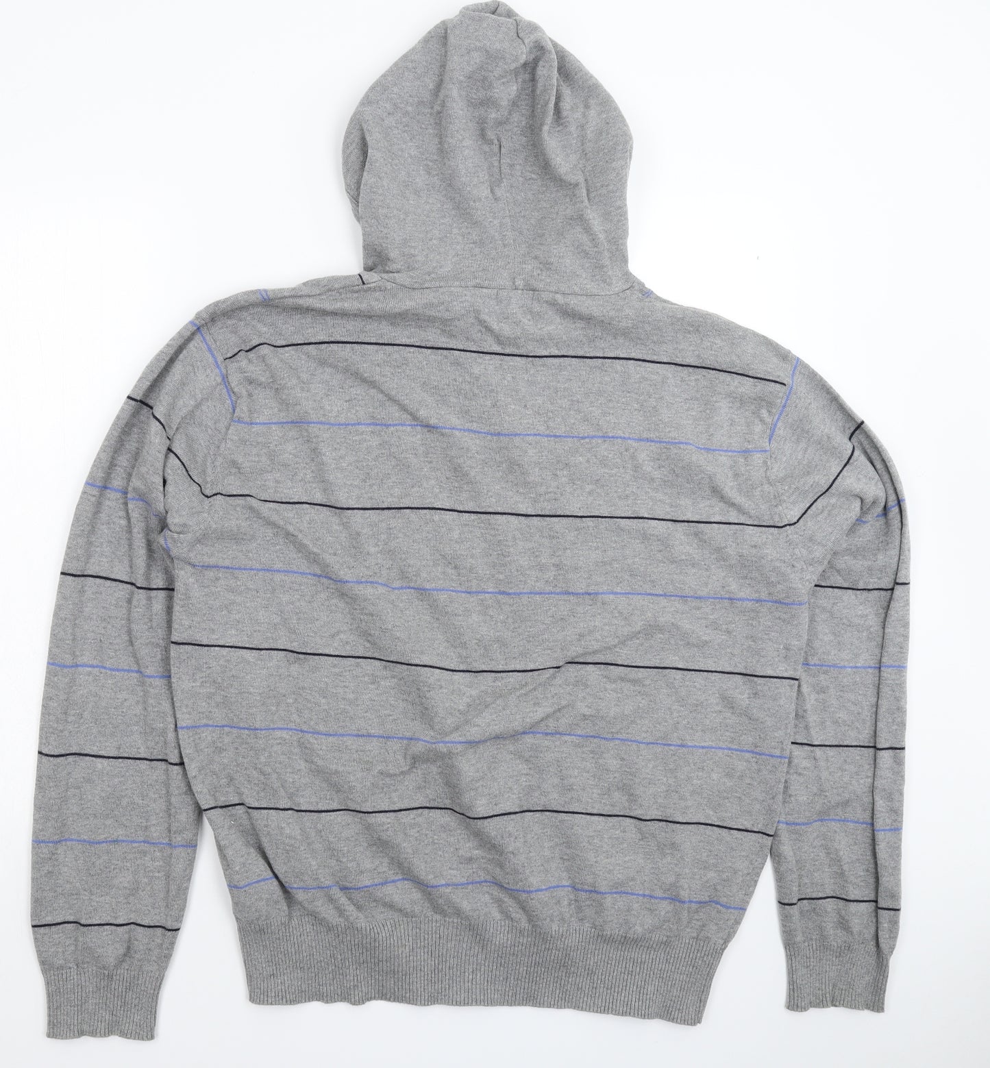 UrbanSpirit Mens Grey Check Knit Pullover Jumper Size XL
