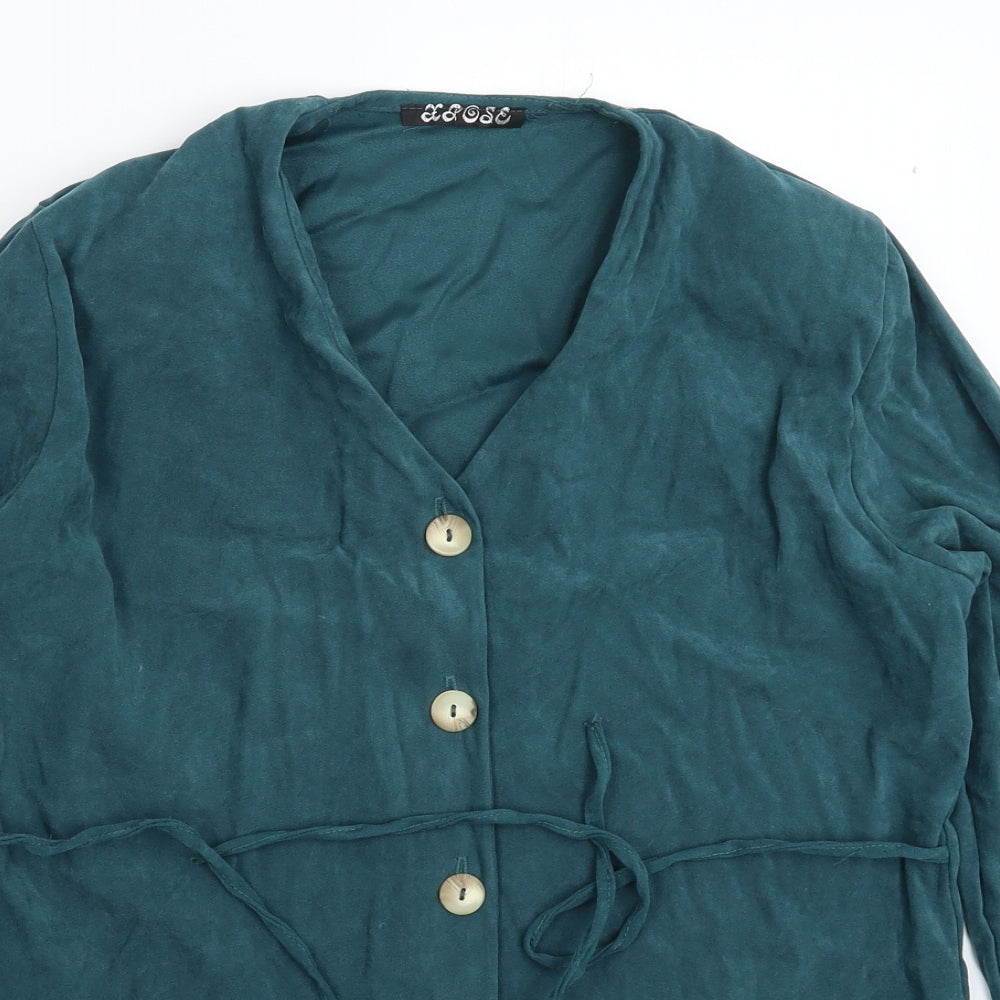 Xpose Womens Green   Jacket Blazer Size 12