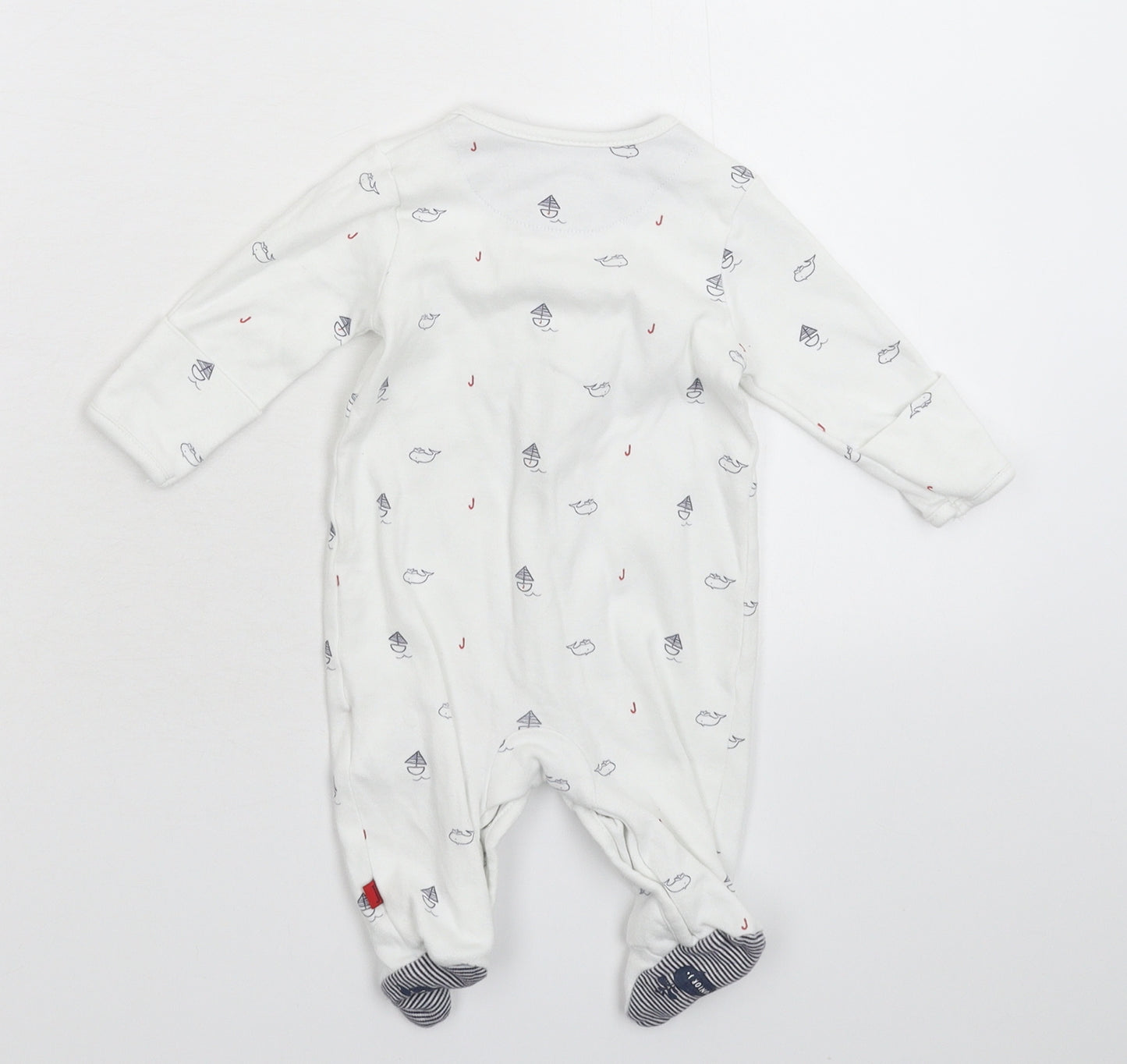 Jasper Conran Baby White   Babygrow One-Piece Size 0-3 Months