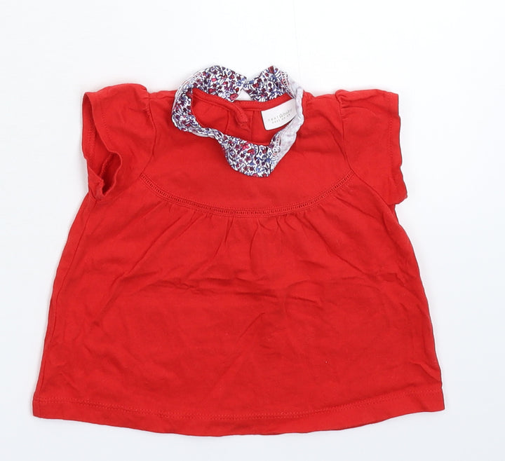 NEXT Baby Red Basic T-Shirt Size 3-6 Months