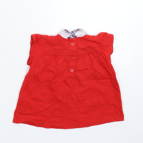 NEXT Baby Red   Basic T-Shirt Size 3-6 Months