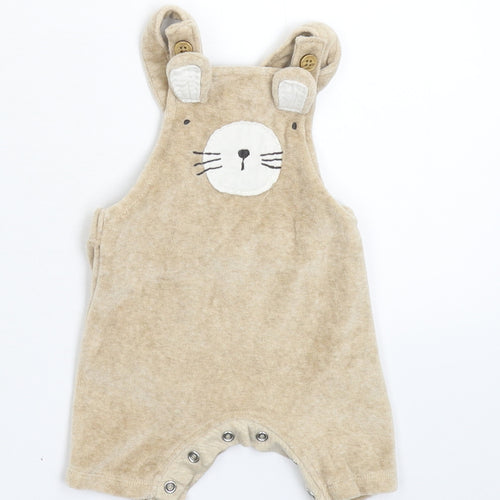 NEXT Baby Grey   Dungaree One-Piece Size 3-6 Months