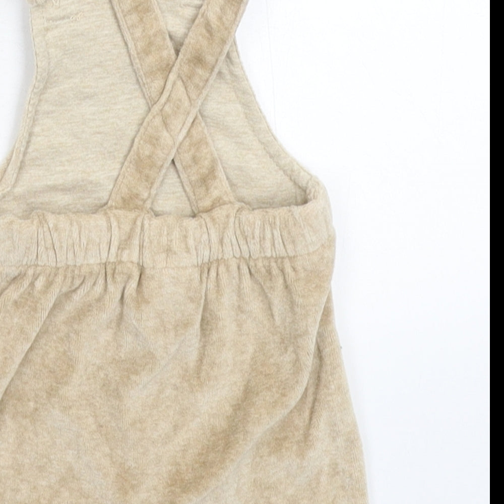 NEXT Baby Grey   Dungaree One-Piece Size 3-6 Months